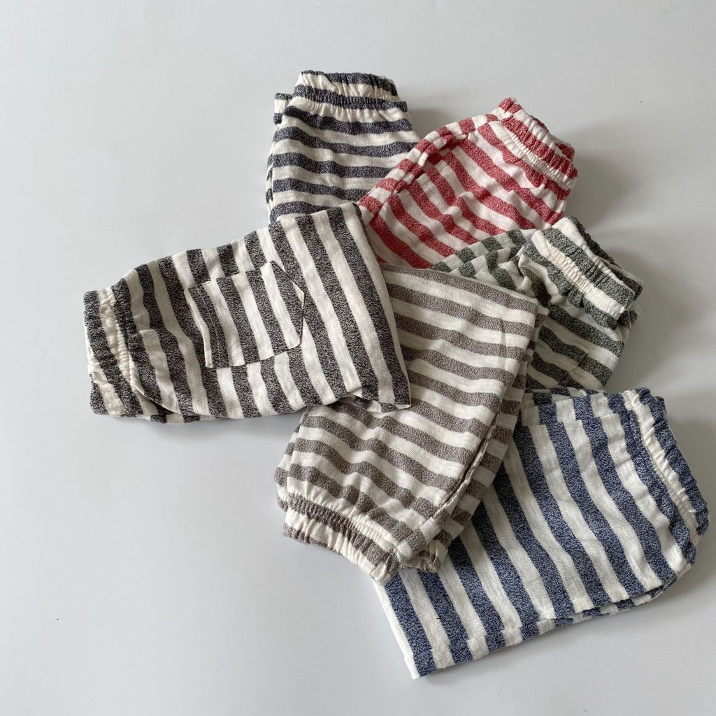 Loose striped casual pants