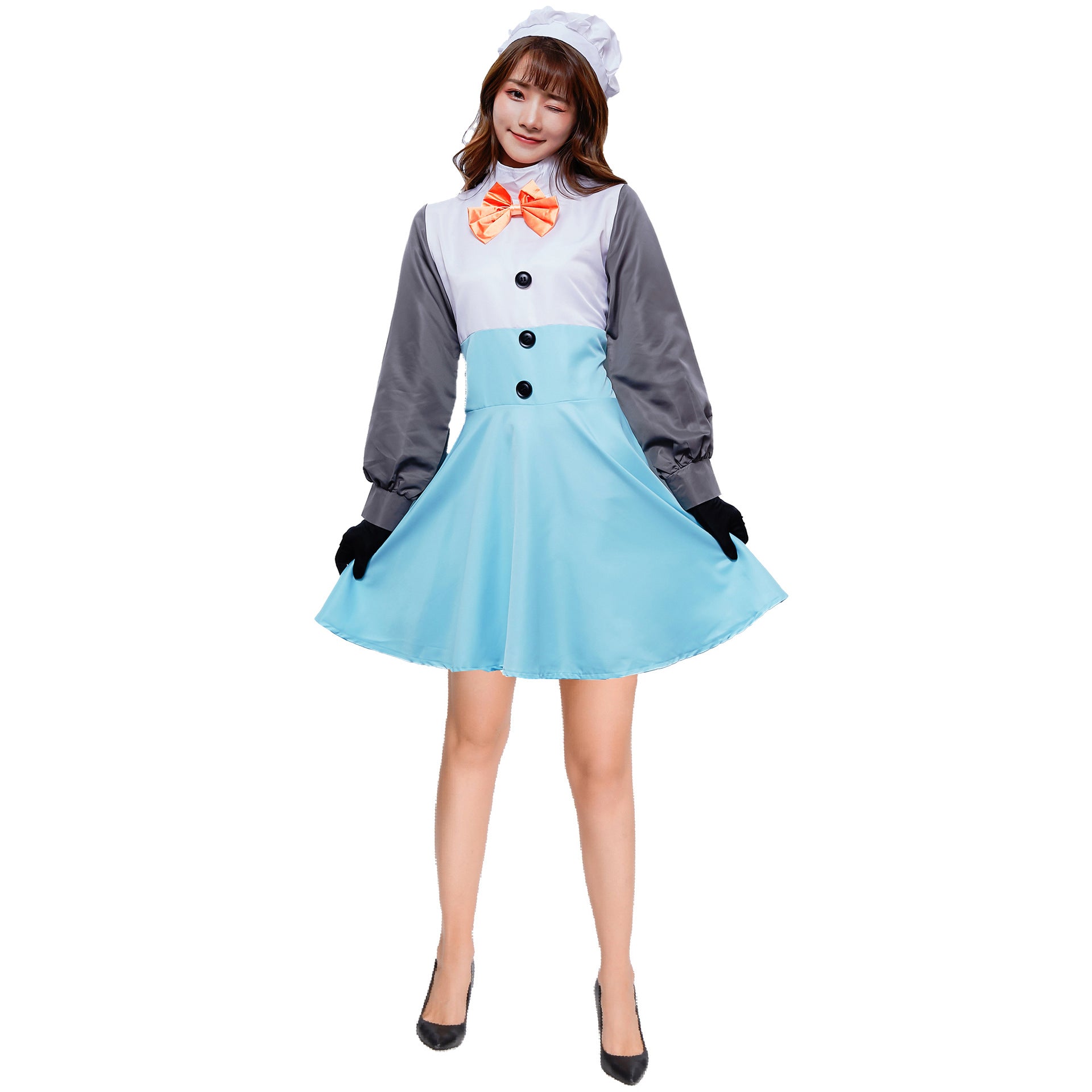 Frozen Olaf Halloween Costume Cosplay Winter Love Song Anime Snowman Maid Outfit