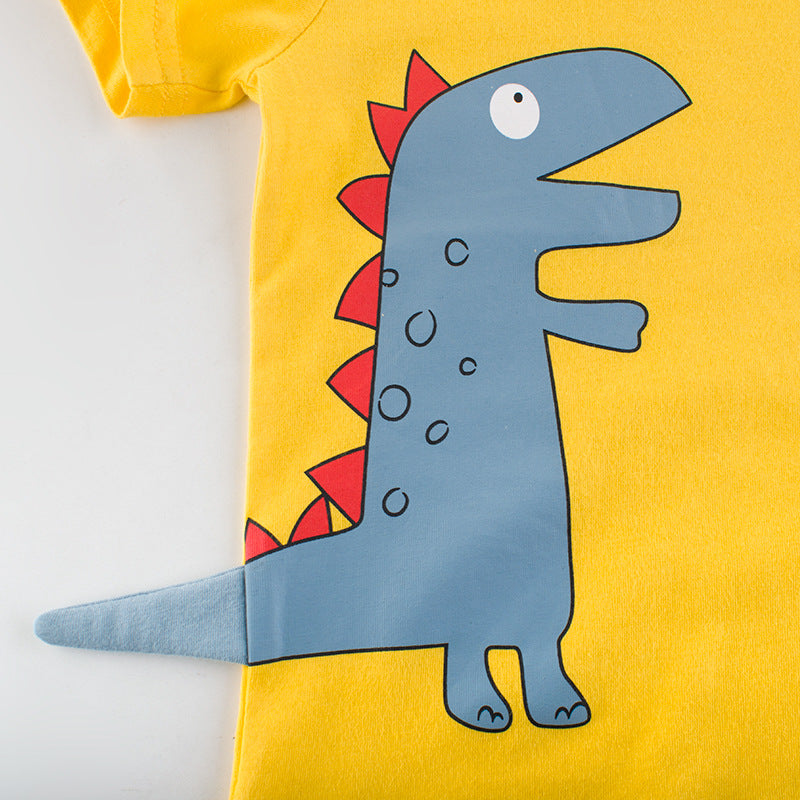 Children's Short Sleeve T-Shirt Kids Children's Wear SBoy's Top Baby