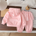 Spring and Autumn Cartoon Long Sleeve Hoodie 3-Piece Set