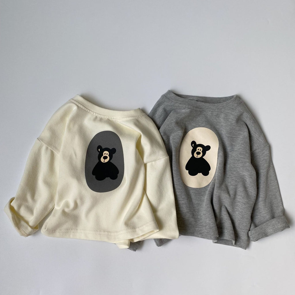 Children's loose and thick cartoon T-shirt