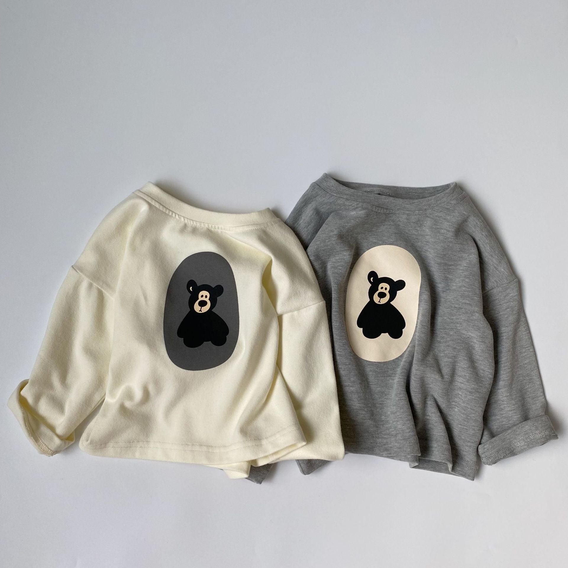 Children's loose and thick cartoon T-shirt