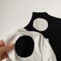 Children's cotton and linen back patch vest