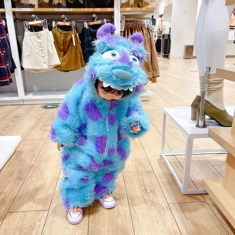 Cute Animal Baby Jumpsuit With Hooded Zipper – Nova Finds product photo 3