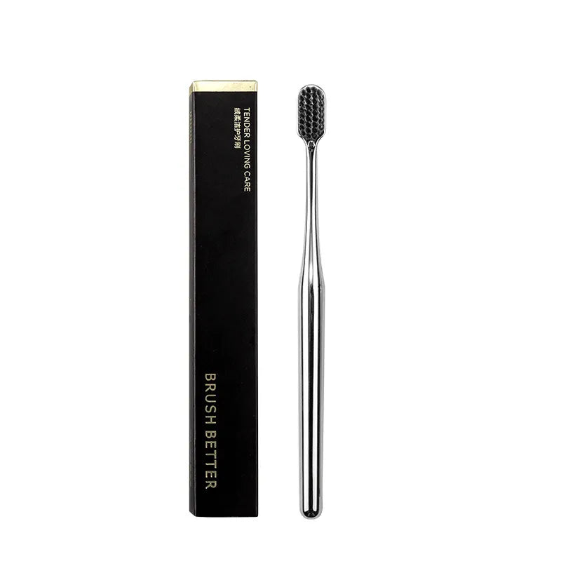 Gold-Plated Soft-Bristle Toothbrush – Nova Finds product photo 1