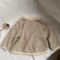 Striped edge hoodie