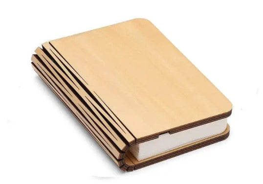 3D Folding Wooden Book Lamp – Nova Finds product photo 3