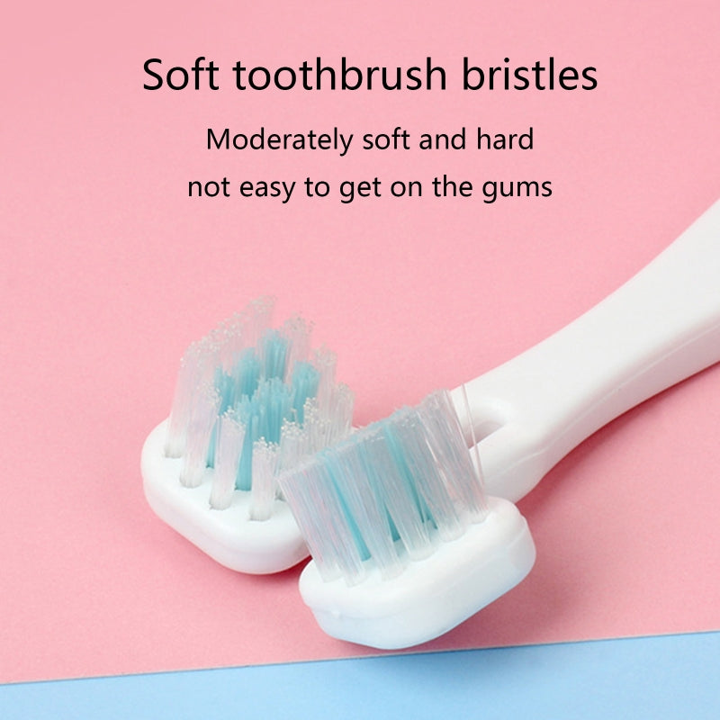 1pc Double-Headed Dog Toothbrush with Long Handle