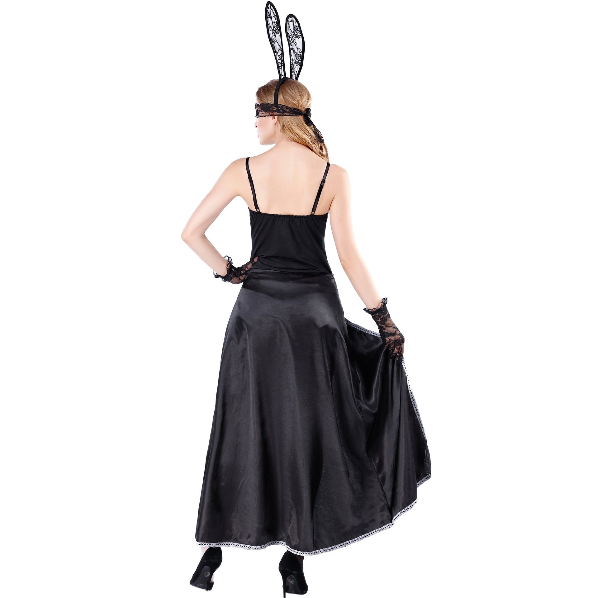 Festival Rabbit Costume Dress Set for Women Cosplay Party Queen Bunny Outfit
