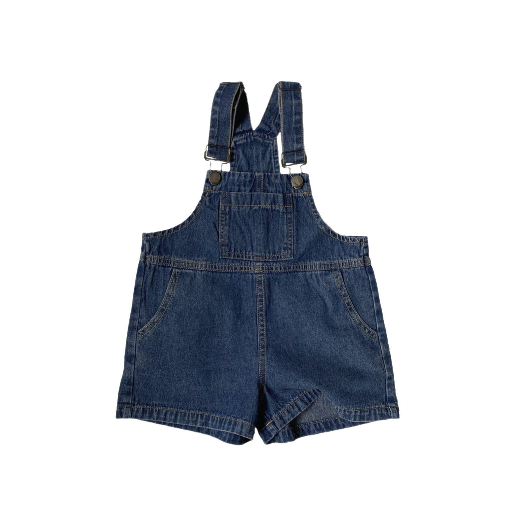Thin denim camisole overalls