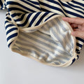 Children's striped hoodie