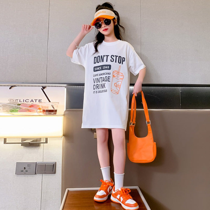 Cute Girls' Short Sleeve T-Shirt