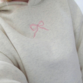 Viral Pink Bow Hoodie – Nova Finds product photo 1