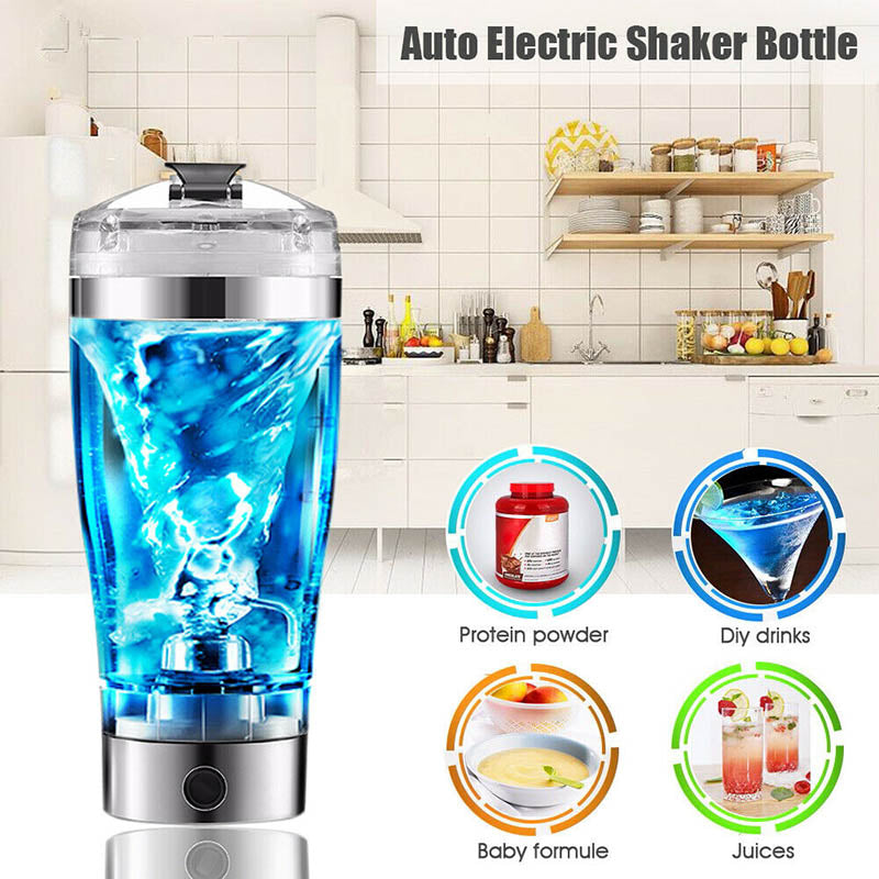 Electric USB Shaker Bottle | 600ml Vortex Protein Mixer – Nova Finds product photo 1