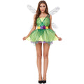 Green Forest Fairy Dragonfly Costume Role Play Halloween Outfit COS Angel Costume Game Uniform