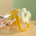 Cute Summer Water Bottle with Straw for Students 7.08"