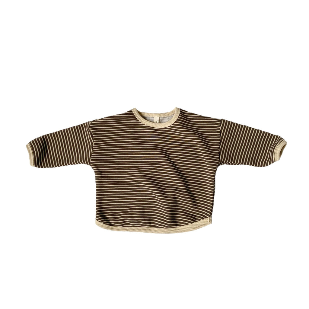 Striped edge hoodie