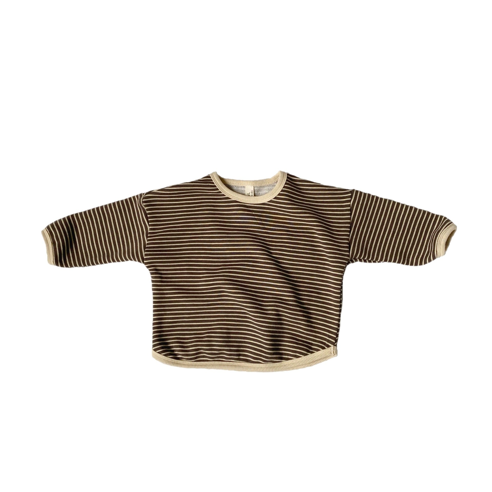 Striped edge hoodie