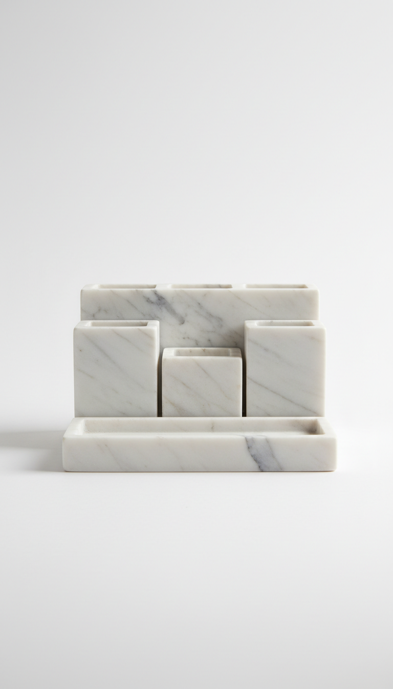 Signature Marble Beauty Organizer