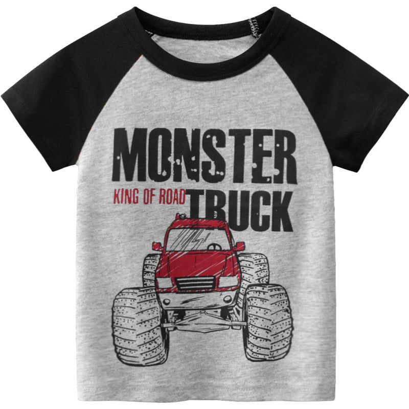 Boy Short Sleeve Top T-Shirt Children's Clothes