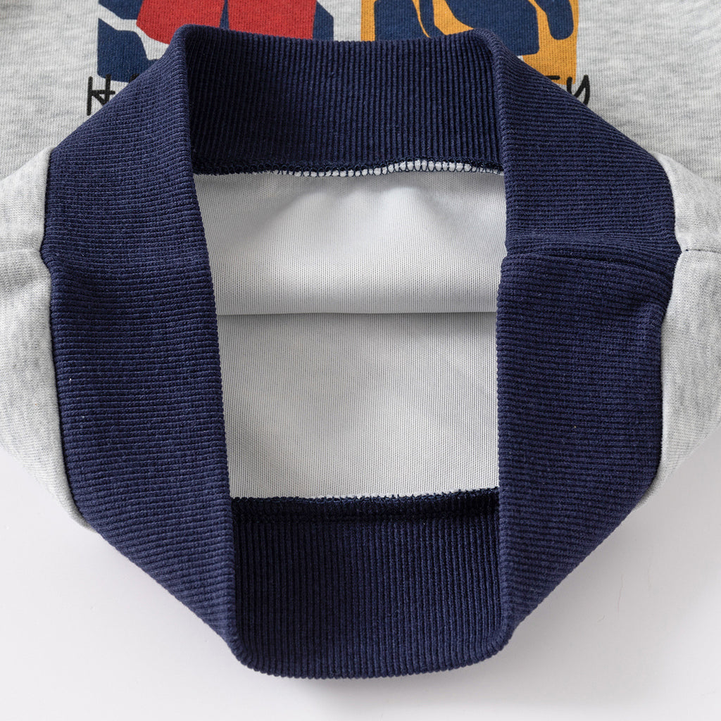 Casual Set Boys Hoodie and Sports Pants Two-Piece Suit Cartoon Pullover Outwear