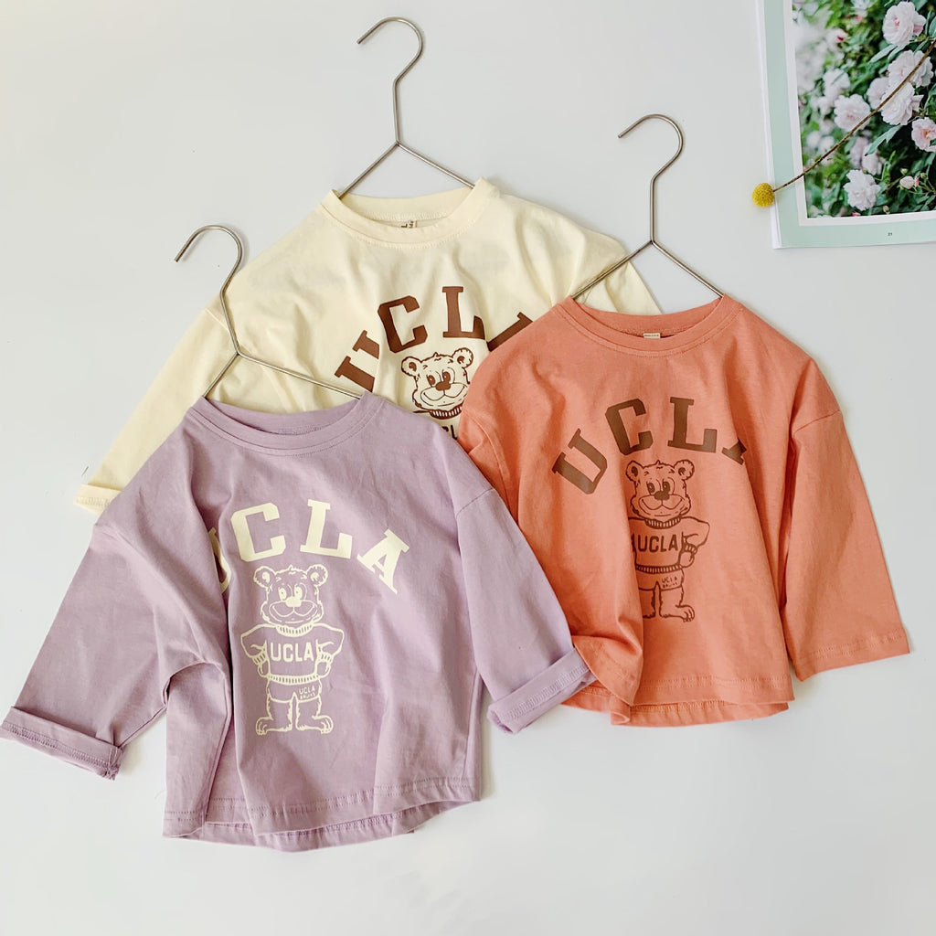 Little Bear Printed Long Sleeve T