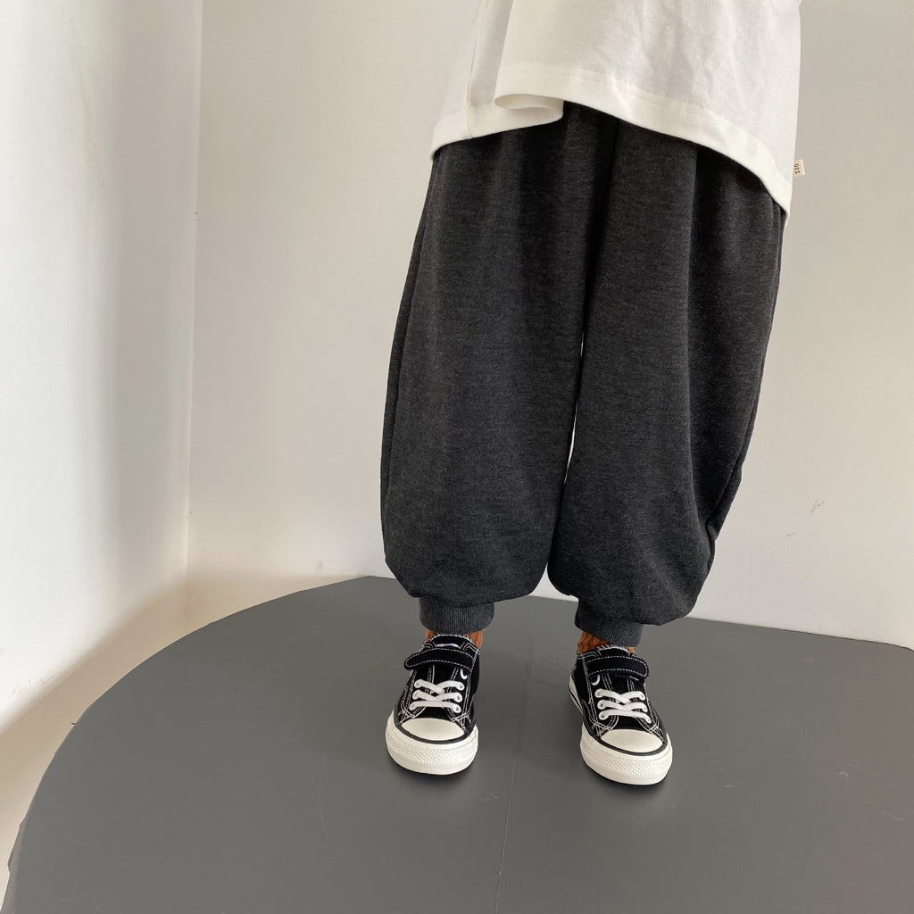 Washed tone drawstring pants