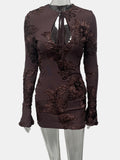 Long-sleeved Strapped Bodycon Party Dress – Nova Finds product photo 5