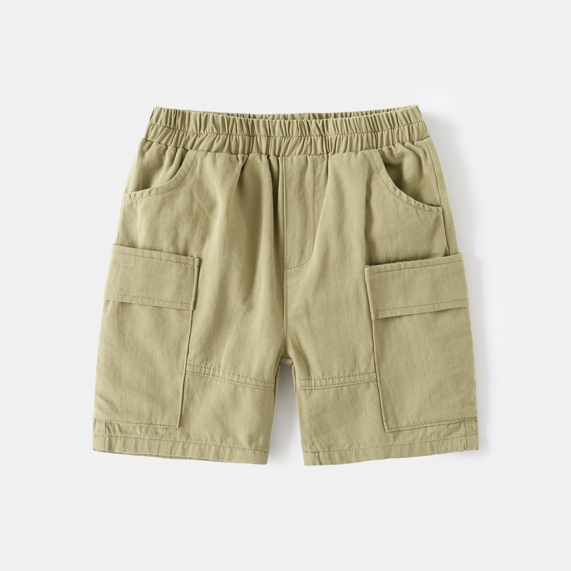 Boy's Pure Cotton Cargo Shorts Kids Children Baby Toddler Mid-Length Pants Lightweight  Wholesale