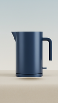 Minimalist Brushed Metal Electric Kettle