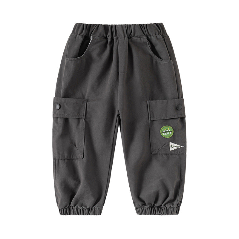 Casual Cargo Pants for Boys Kids Outdoor Casual Trousers Children's Pants