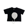 Children's 3D balloon short sleeved T-shirt