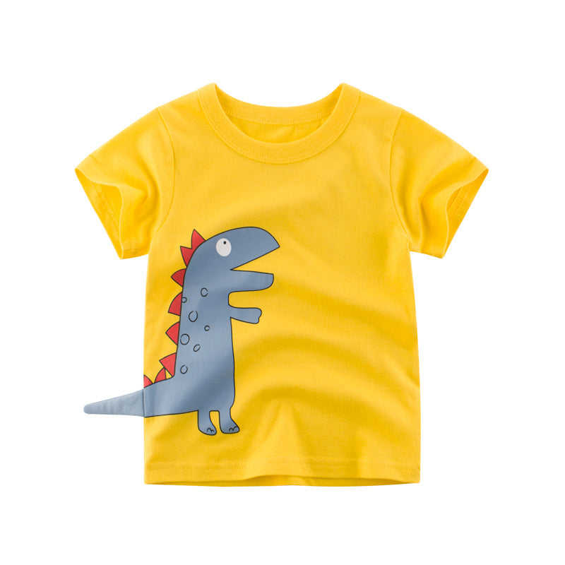 Children's Short Sleeve T-Shirt Kids Children's Wear SBoy's Top Baby