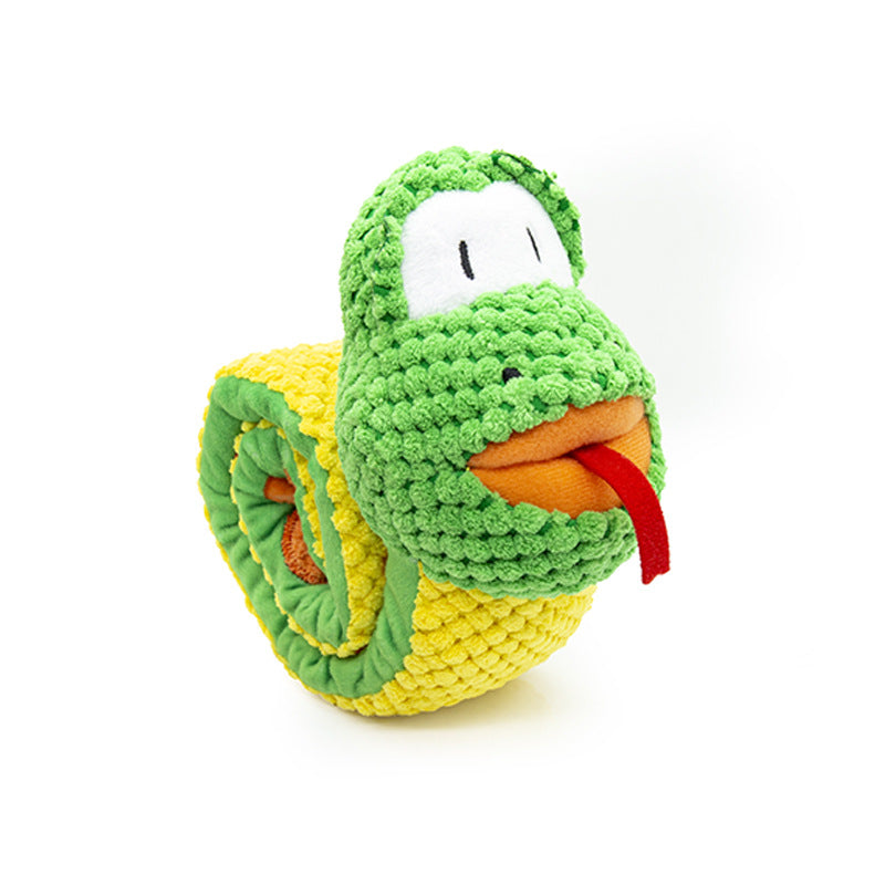 Interactive Snail Plush Toy for Dogs with Treats