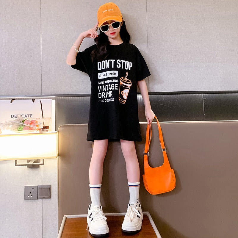 Cute Girls' Short Sleeve T-Shirt