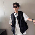 Short Sleeve T-Shirt for Boys with Blue Letter Print