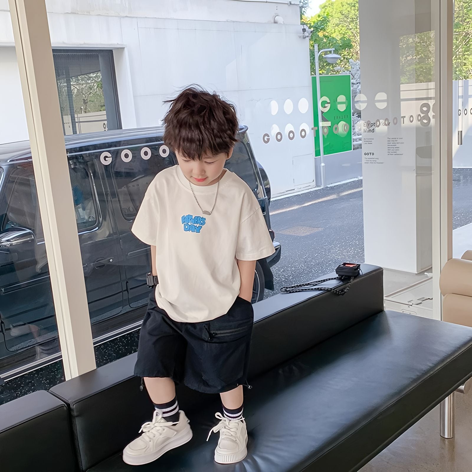 Casual Breathable Short Sleeve T-Shirt for Boys