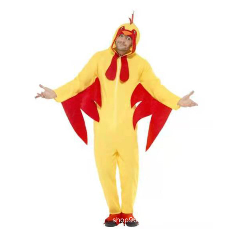 Cosplay Halloween Stage Performance Adult Hen Luxurious Rooster Bird Costume Role Play Costume