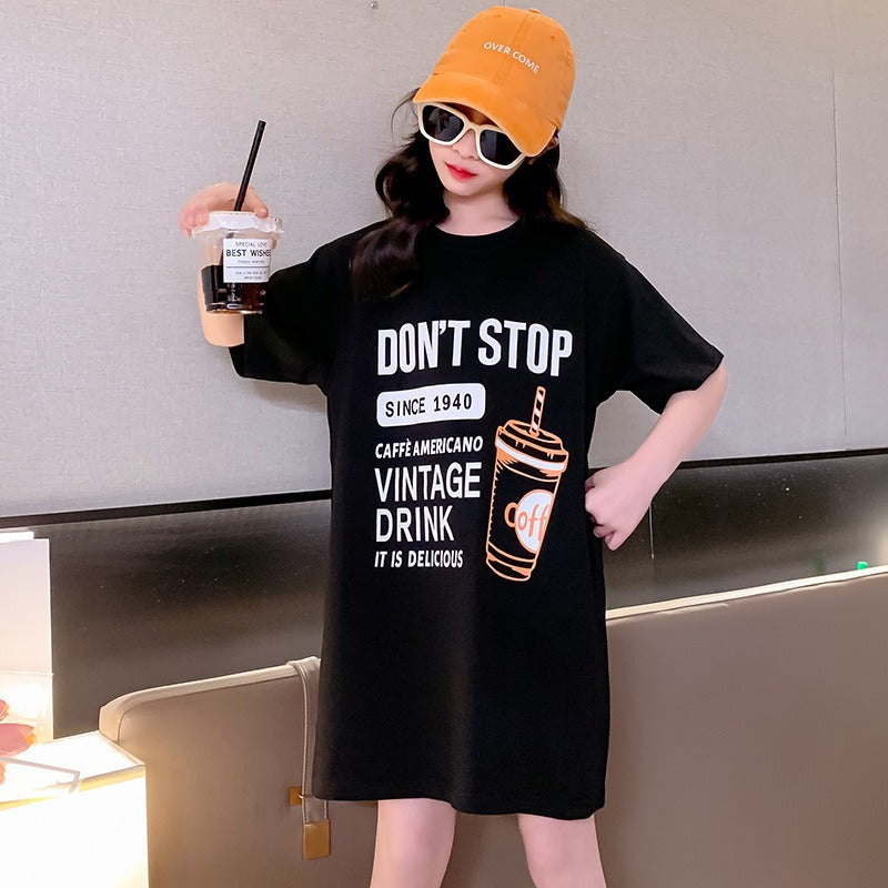 Cute Girls' Short Sleeve T-Shirt