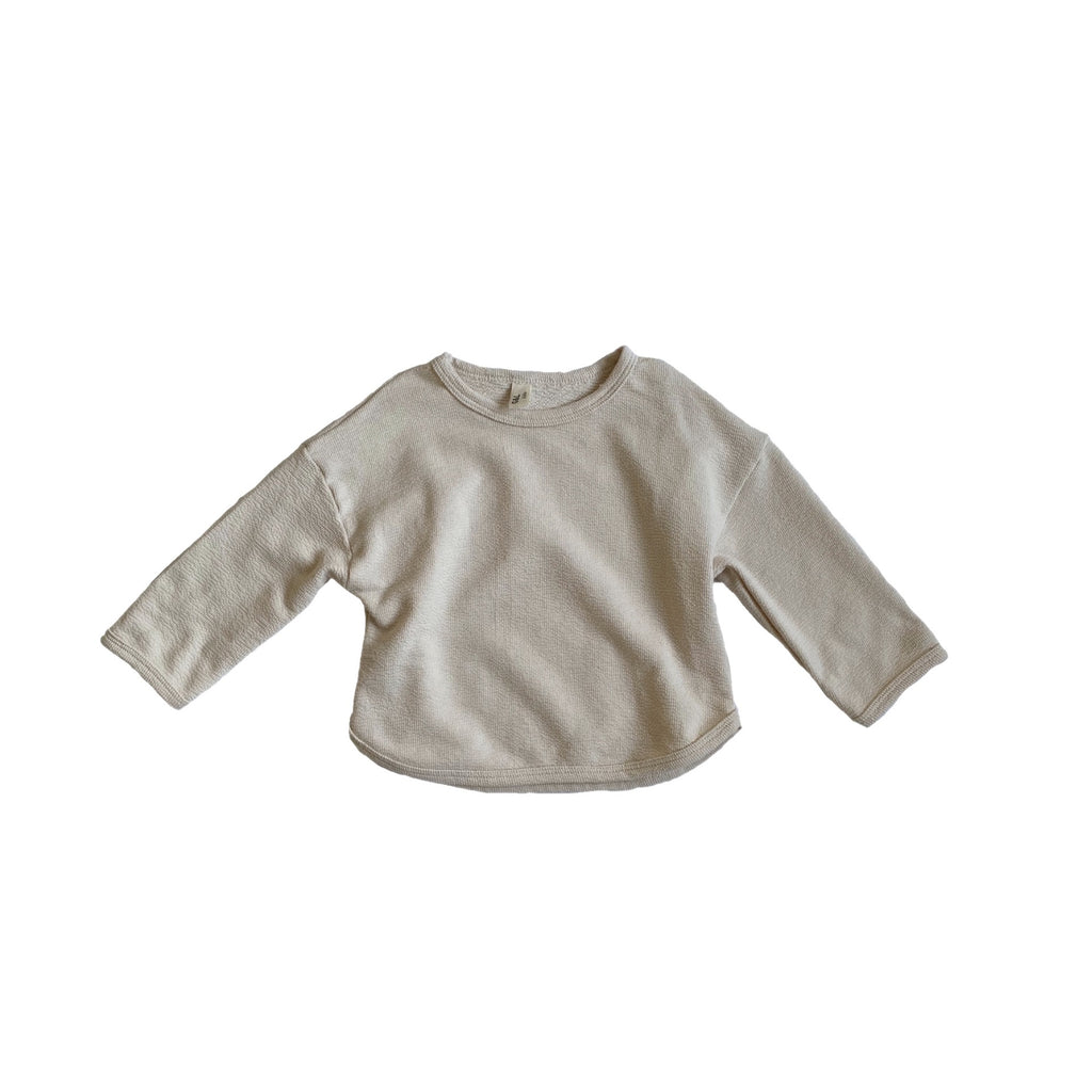 Cotton and linen warm colored hoodie