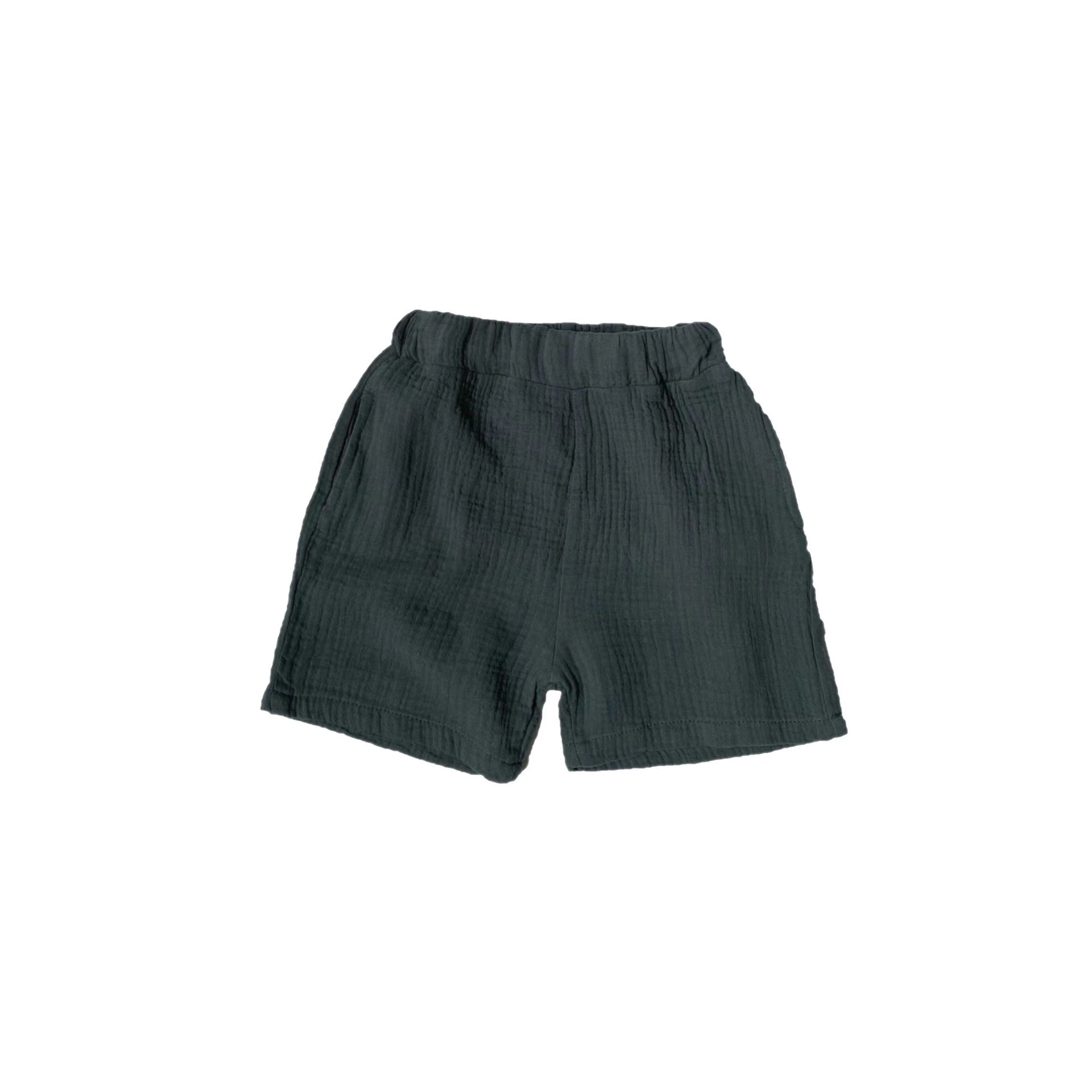 Cotton yarn side pocket shorts