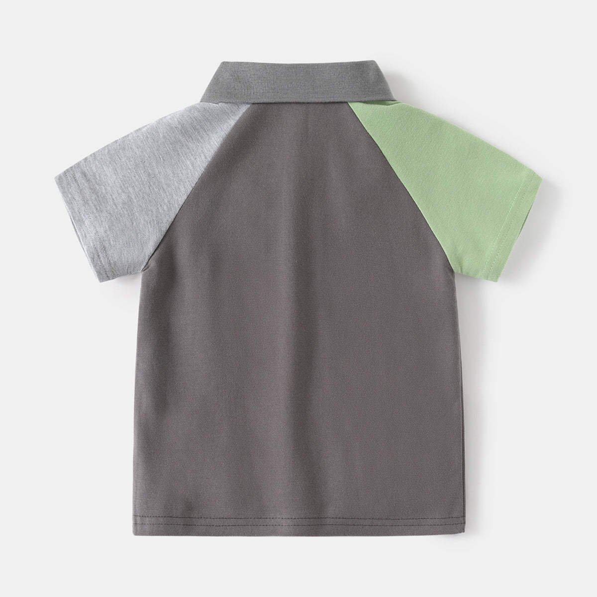 Children's Short Sleeve T-Shirt, Boy's Summer Polo Shirt, Pocket Baby Top, Trendy Casual Clothing