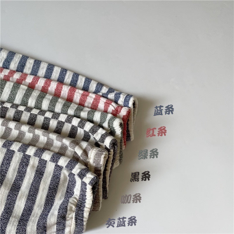Loose striped casual pants