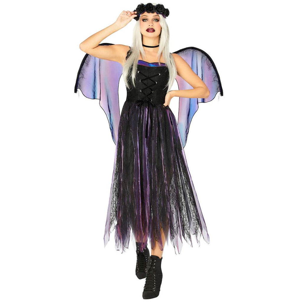 Horror Halloween Cosplay Ghost Bride Angel Costume Party Dark Angel Outfit