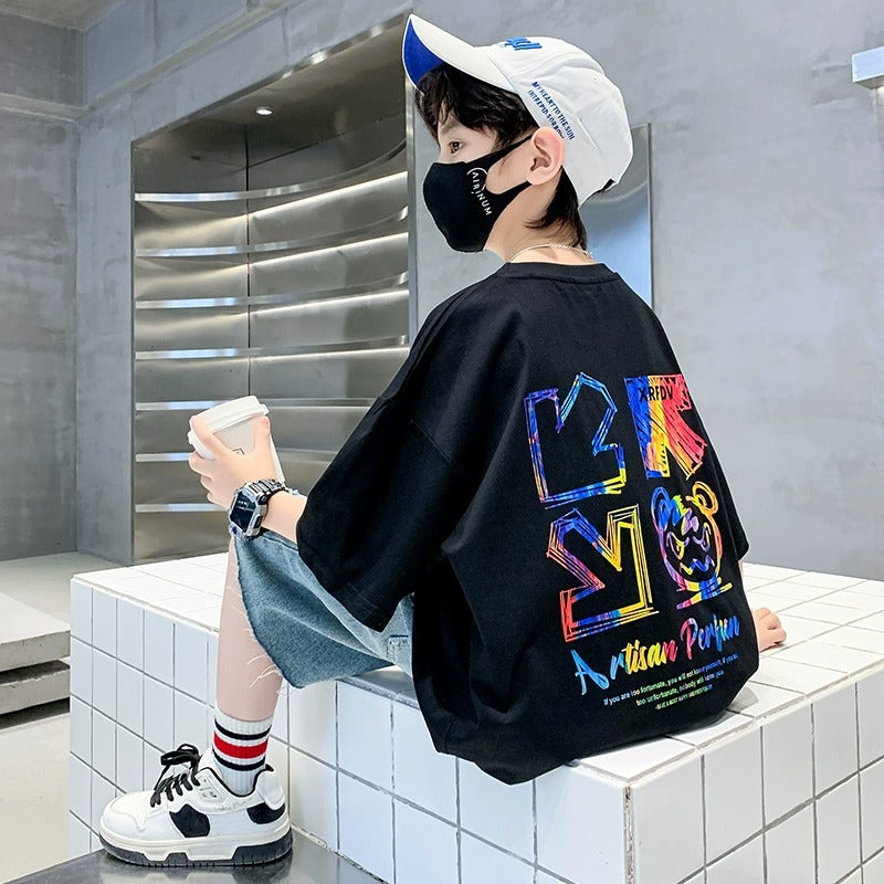 Boy's Casual Short Sleeve T-Shirt