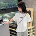 Round Neck Short Sleeve T-Shirt for Girls