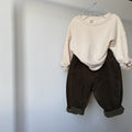 Cotton and linen warm colored hoodie