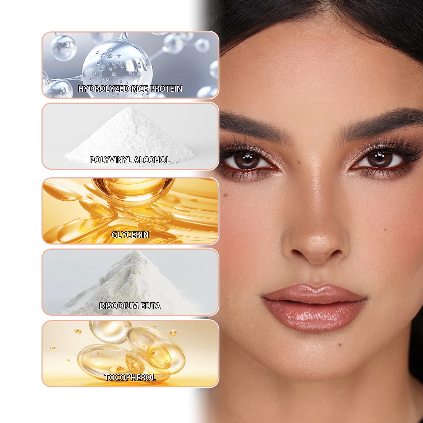 OUHOE Stripping Lip Liner (Light Brown) Enriches Lip Lines, Highlights Lip Color Without Makeup Smudging. Stripping Lip Liner