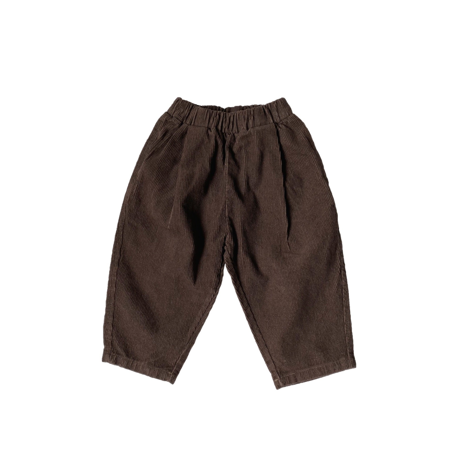 Solid color light core velvet pants