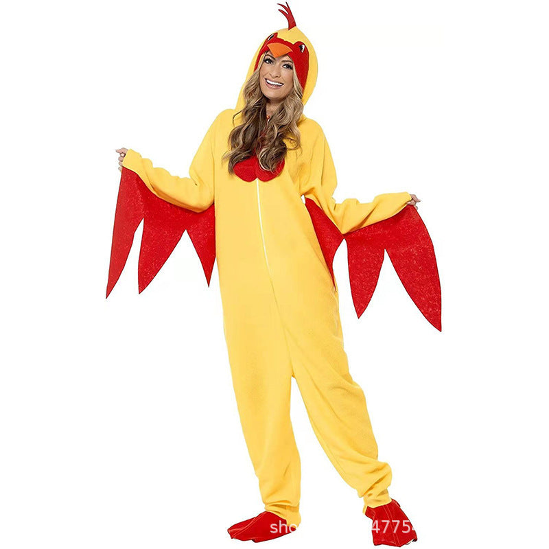 Cosplay Halloween Stage Performance Adult Hen Luxurious Rooster Bird Costume Role Play Costume